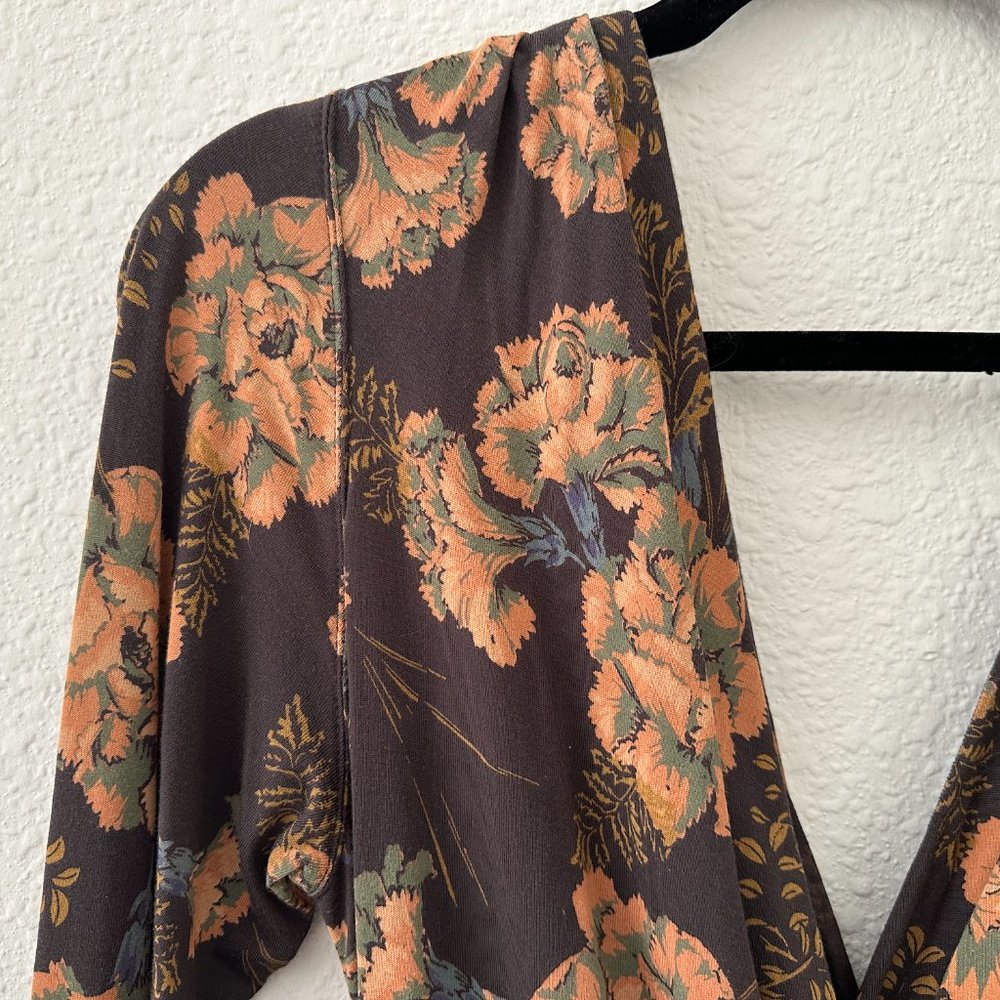 Free People Wrap Shirt Boho Size Medium